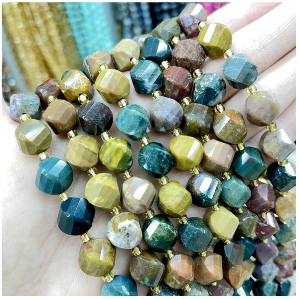 Natural Amethyst, Tiger Eye & Agate S-Shaped Gemstone Beads – DIY Jewelry Supplies