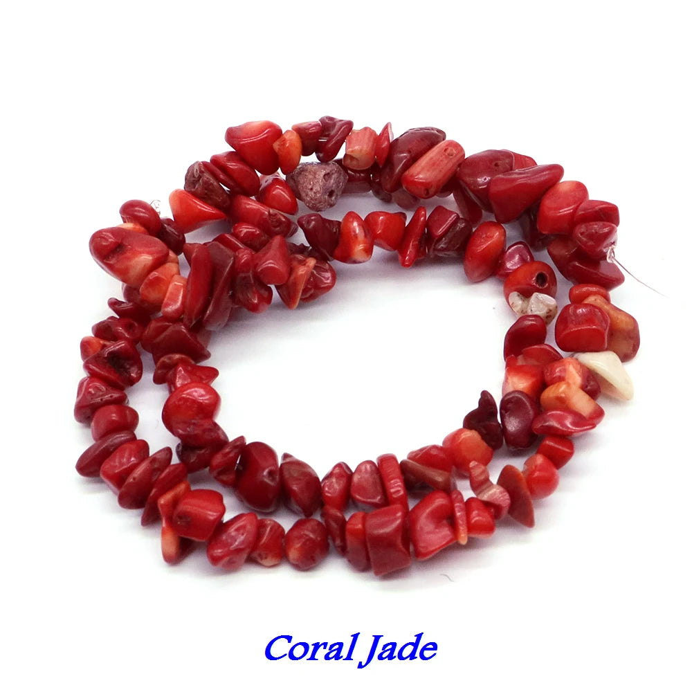 Natural Aquamarine Quartz Beads – Freeform Chips for DIY Jewelry & Crafts