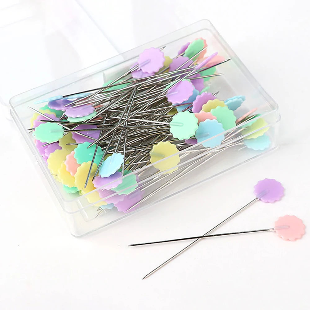100pcs Dressmaking & Embroidery Pins – Quilting & Sewing Tools
