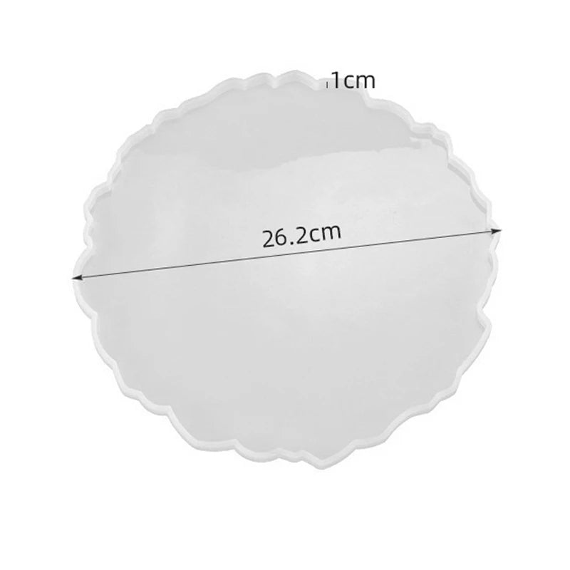Tray Epoxy Resin Silicone Mold DIY Large Rectangle Tea Plate Coaster Resin Mold For Home Decoration Craft Making Art Supplies