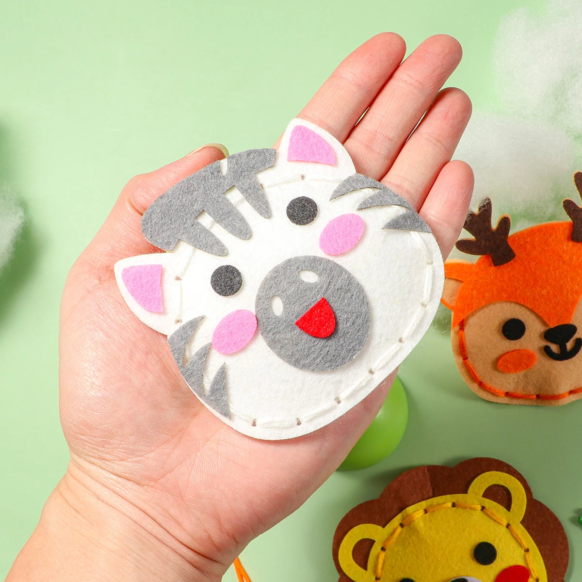 8-Piece Forest Animal DIY Sewing Kit – Beginner-Friendly