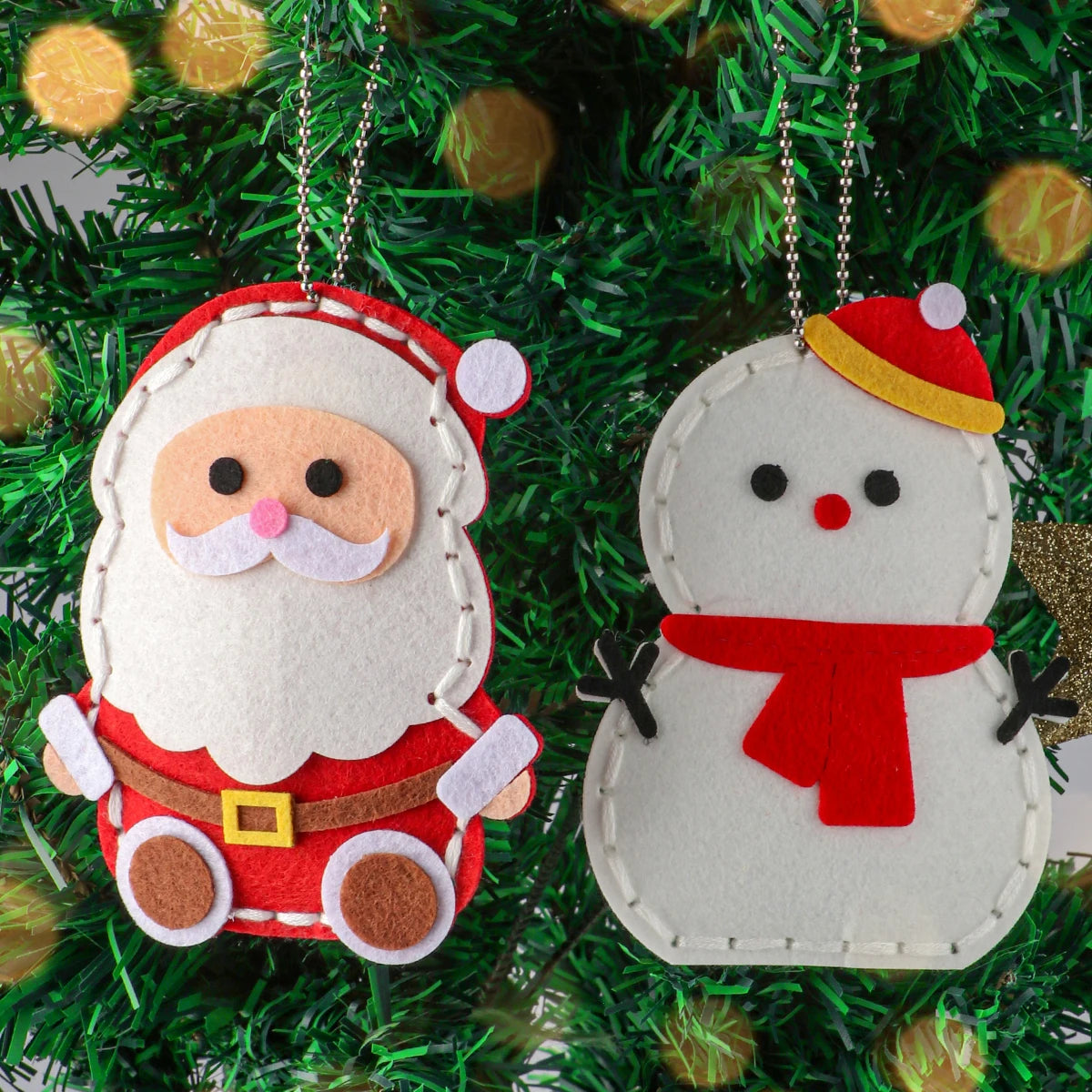 9-Piece DIY Christmas Sewing Kit – Beginner-Friendly Ornaments