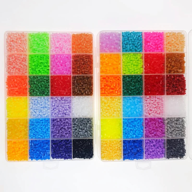 Hama Beads – 5mm/2.6mm 24/48/72 Color Fuse Beads for DIY Crafts & Educational Toys