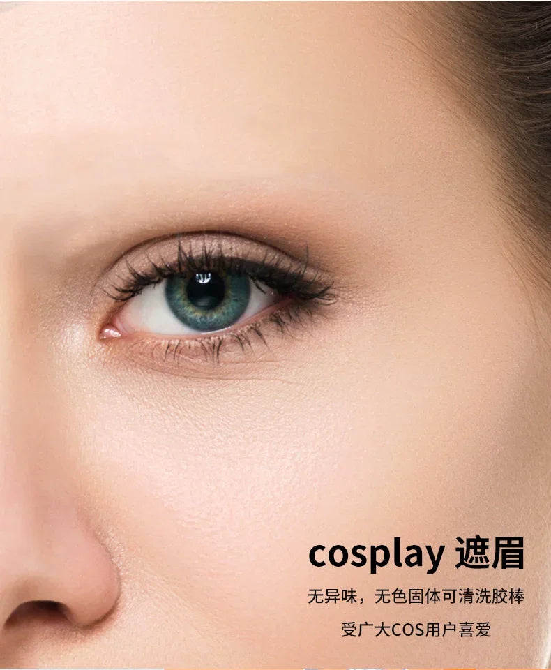 Elmer's Transparent Solid Glue Stick Color-changing Glue, Washable, Suitable for Handcraft DIY, Cosplay,Eyebrow Shaping