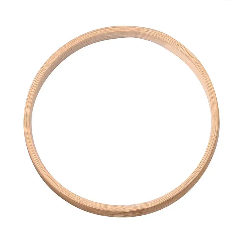 Wooden Bamboo Circle Hoop – Macrame & Floral DIY Ring for Wreaths & Dream Catchers