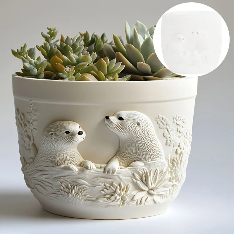 Mountain Landscape Silicone Mold – DIY Resin Planter, Trinket Box & Candle Cup