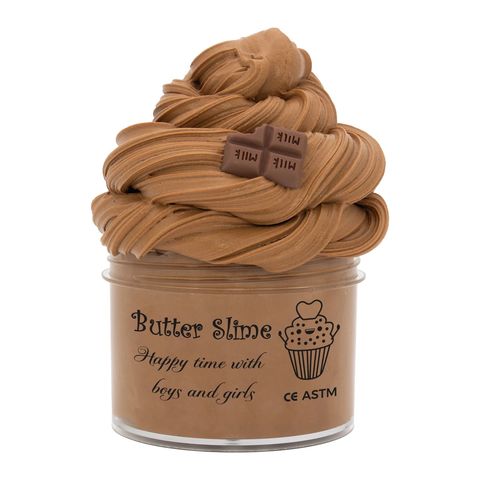 DIY Chocolate Slime Kit – Fluffy Putty for Kids