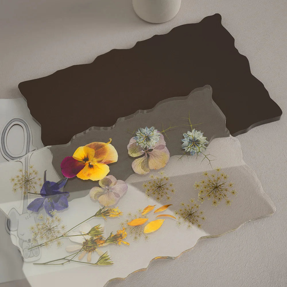 Tray Epoxy Resin Silicone Mold DIY Large Rectangle Tea Plate Coaster Resin Mold For Home Decoration Craft Making Art Supplies