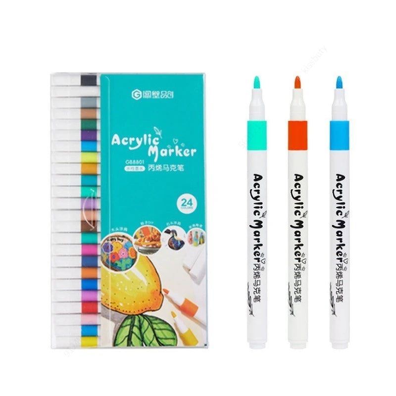 12–80 Color Acrylic Paint Marker Set