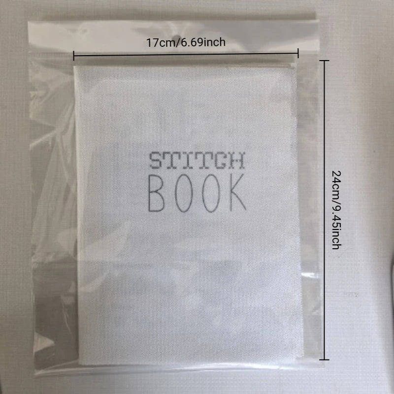 DIY Embroidery Stitch Book Sewing Practice Kit