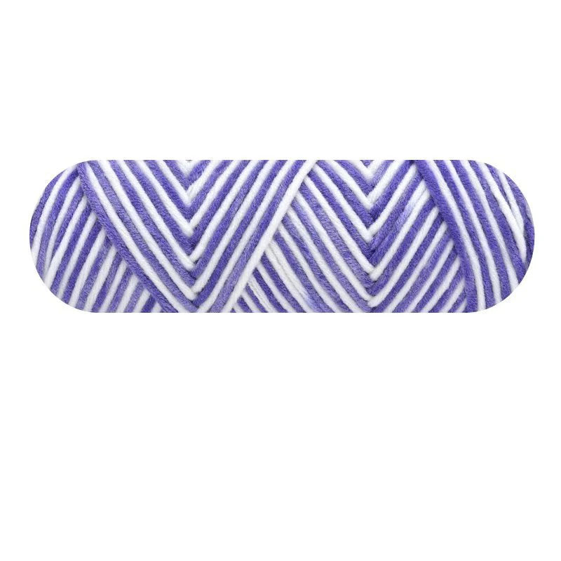 100g Milk Cotton Yarn – Soft Acrylic Rainbow Yarn for Knitting & Crochet