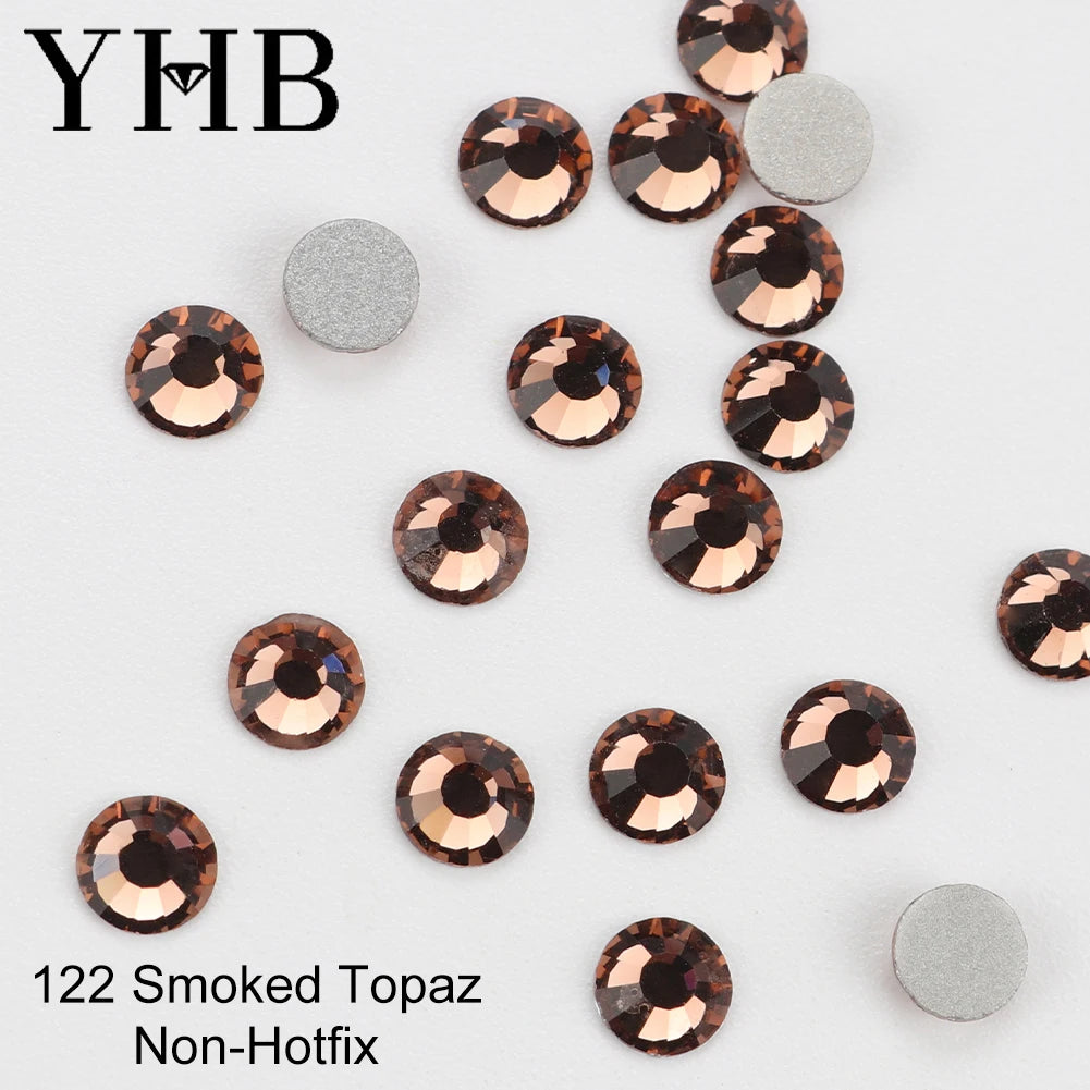 YHB Cold-Fix Crystal Rhinestones – 101–133 PCS for DIY Crafts