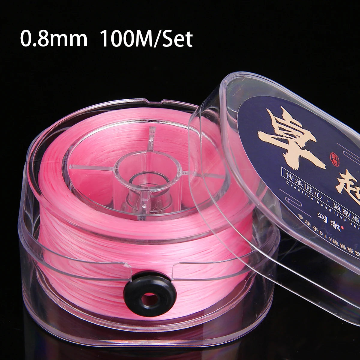 0.8mm Elastic Crystal Beading Cord – 100m Roll