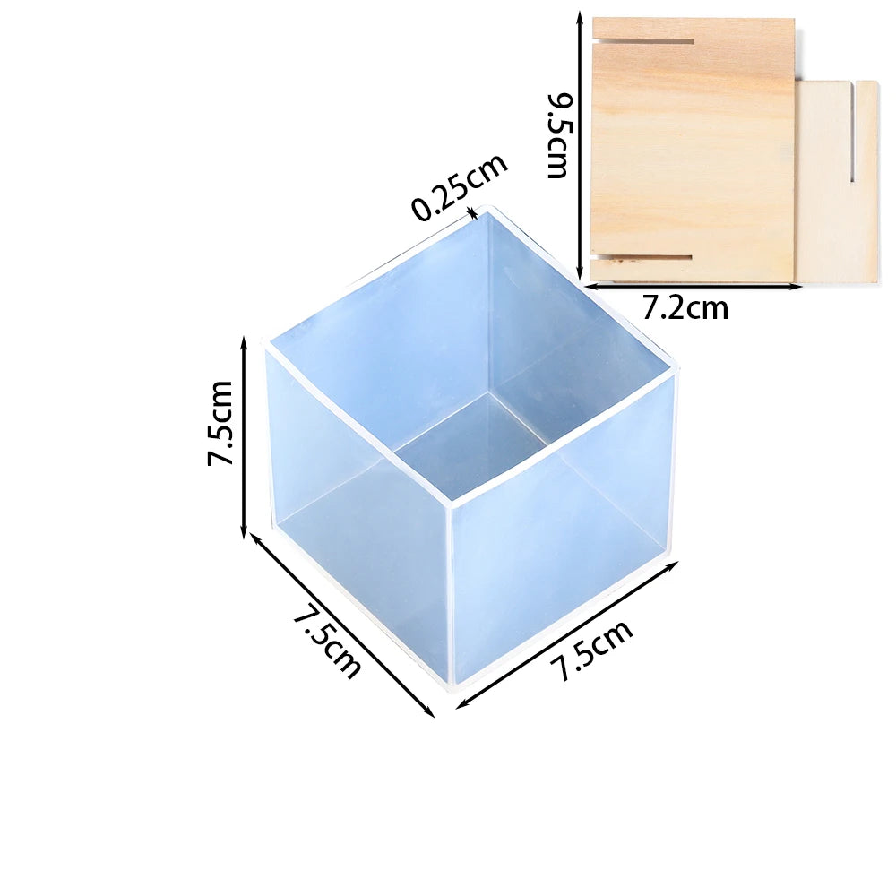 Clear Square Epoxy Mold – Large Silicone Cube Molds for Resin Casting & DIY Crafts