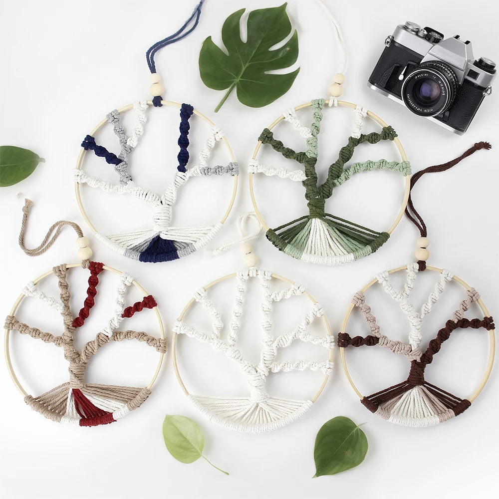 Bohemian Life Tree Wall Hanging DIY Weaving Kit