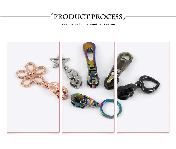 #5 Nylon Zipper Sliders – Replacement Pullers for Bags, Jackets & Sewing Repair (10/30PCS)