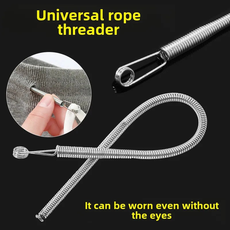 Bendable Drawstring Threader – Spring Clip for Pants & Hoodies