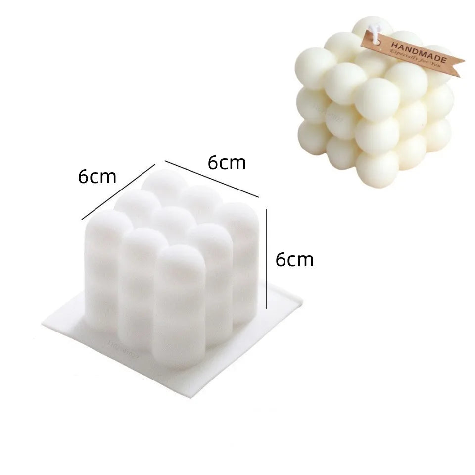 Christmas Bow Gift Box Candle Mold – Silicone Mold for DIY Candles & Plaster Crafts