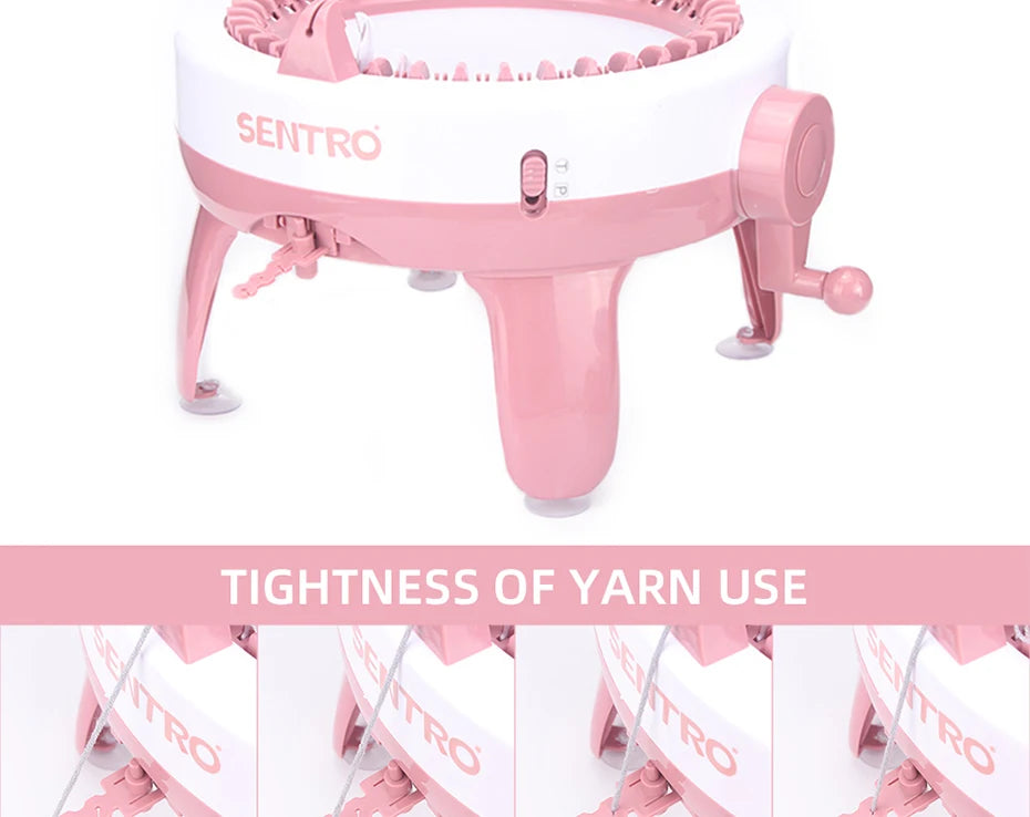 Sentro 40-Needle Knitting Machine – DIY Hand Knitting Kit