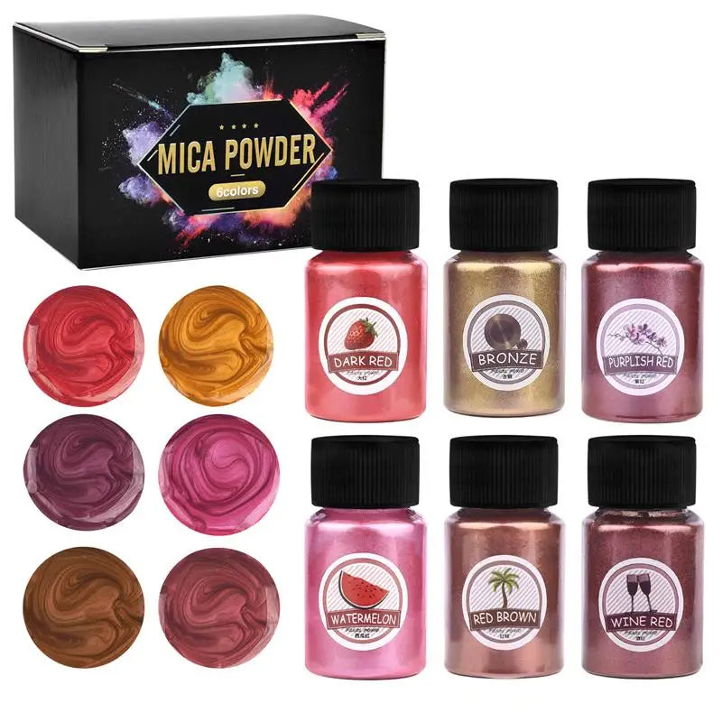 Epoxy Resin Dye Mica Powder Set – 6/24/30PCS Pigments for Jewelry & Crafts