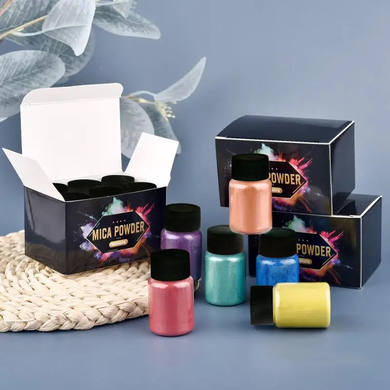 Epoxy Resin Dye Mica Powder Set – 6/24/30PCS Pigments for Jewelry & Crafts