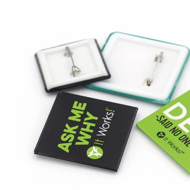 Square Badge Button Maker