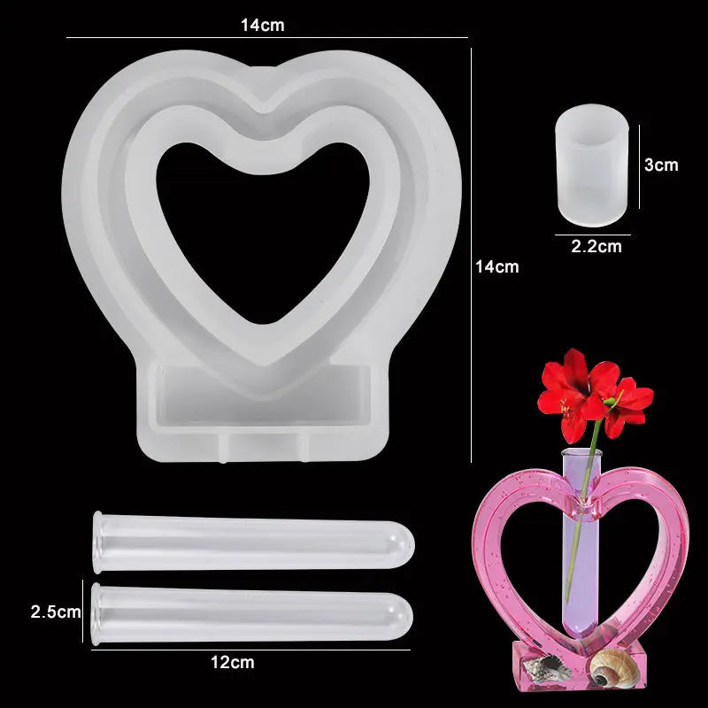 16-Style Epoxy Resin Mold Kit – Silicone Jewelry Casting Set for DIY Earrings