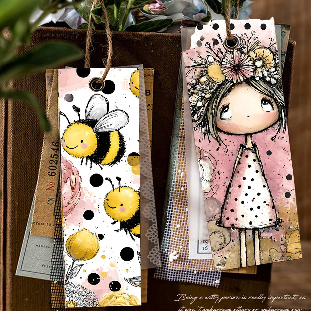 DIY Craft Paper Pack – 32 Sheets for Junk Journals, Scrapbooks & Home Crafts