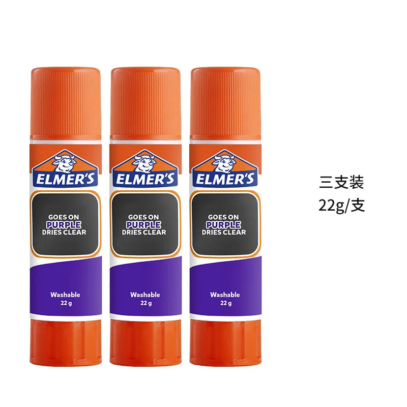 Elmer's Transparent Solid Glue Stick Color-changing Glue, Washable, Suitable for Handcraft DIY, Cosplay,Eyebrow Shaping