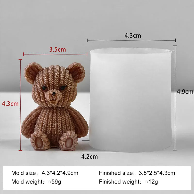 DIY Mini Bears Silicone Mold