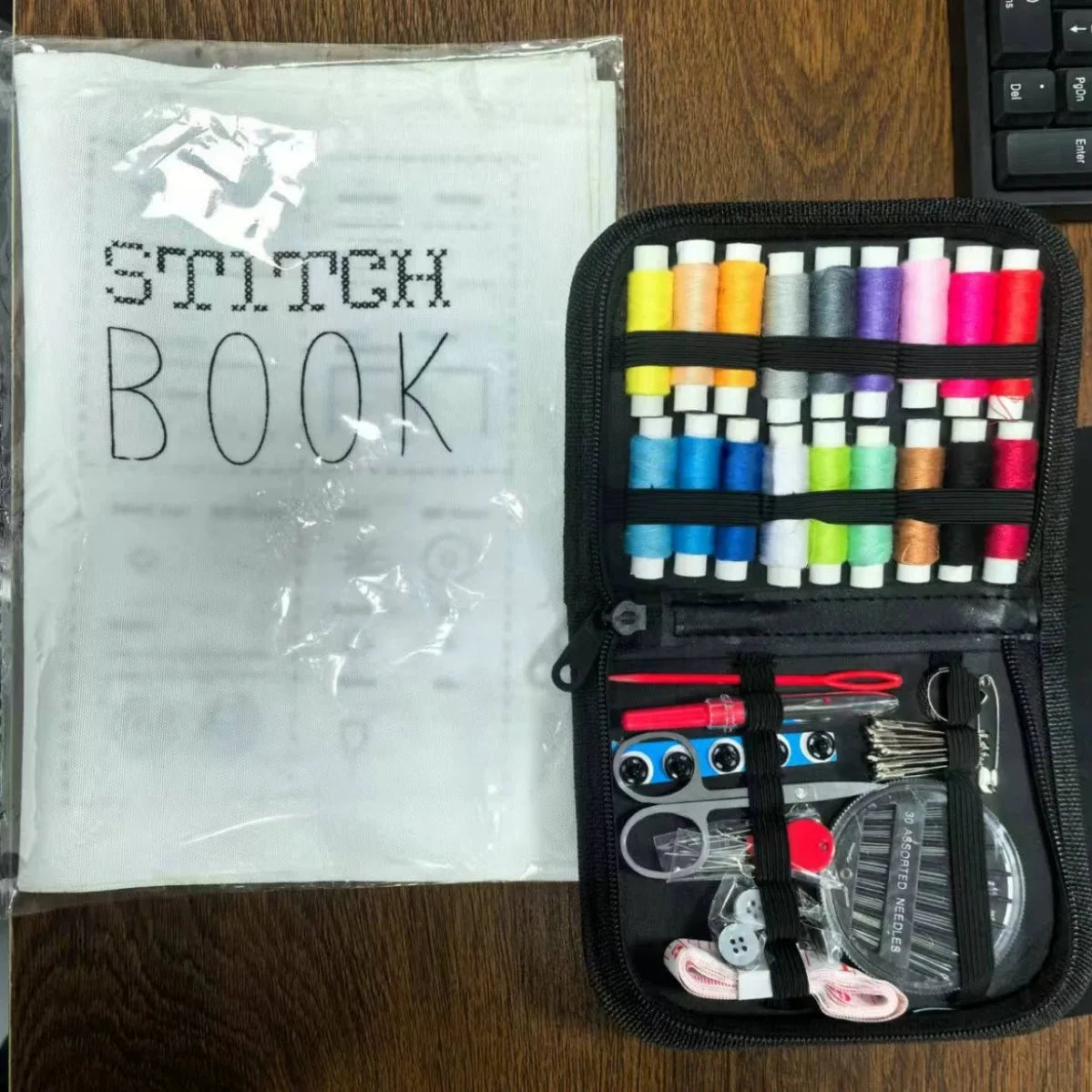 DIY Embroidery Stitch Book Sewing Practice Kit