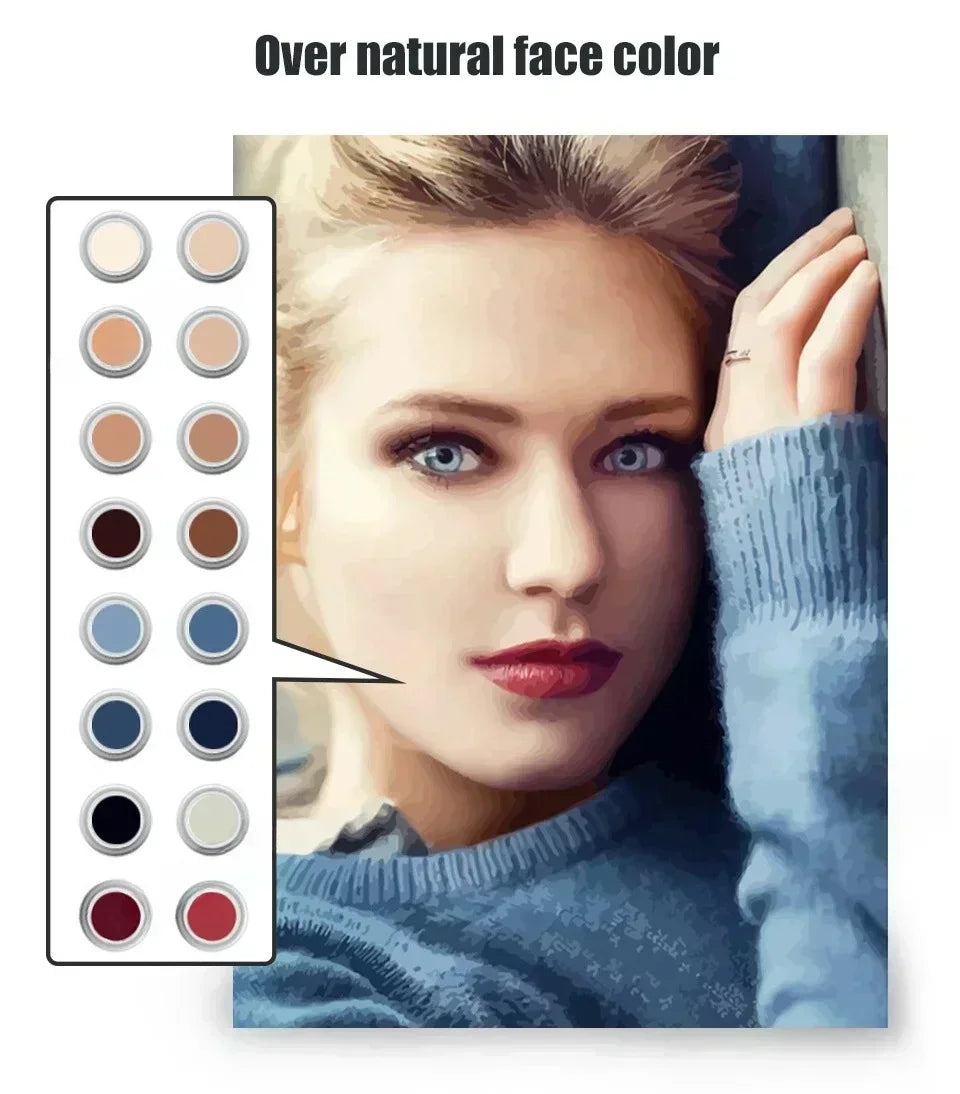 Disney Stitch Paint by Numbers – Frameless Cartoon Wall Art for Home & Bedroom