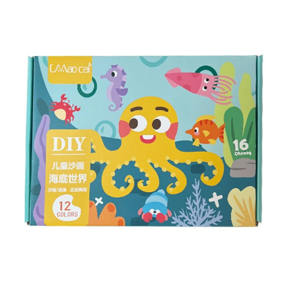 DIY Sand Art Drawing Set for Kids – Educational Coloring Toy