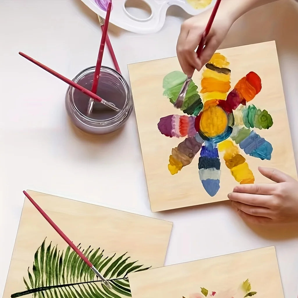 Plywood Craft Panels – 4–48pcs Laser-Cut Wood Sheets