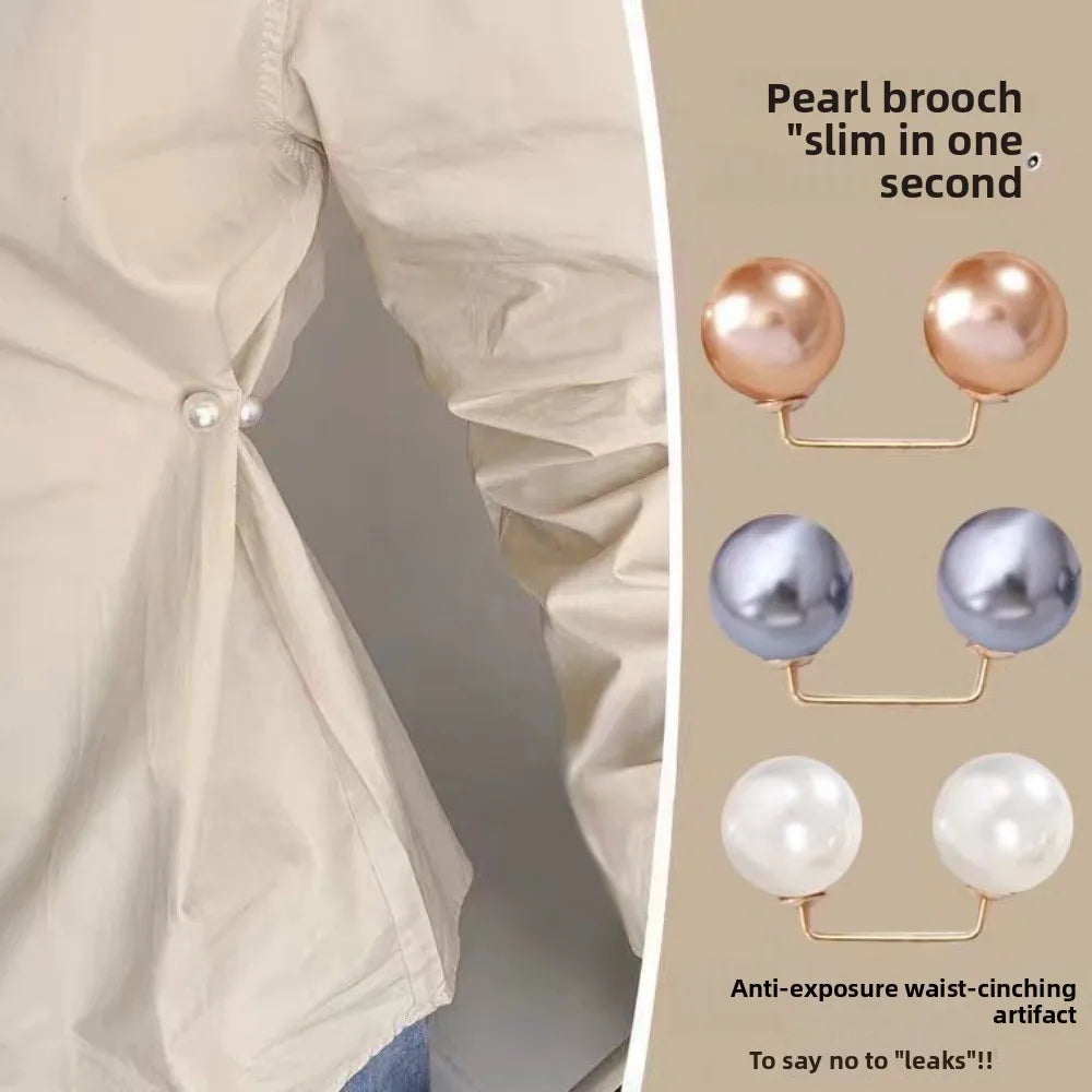 Pearl Safety Pins – 5/10pcs Non-Slip Brooches for Clothing