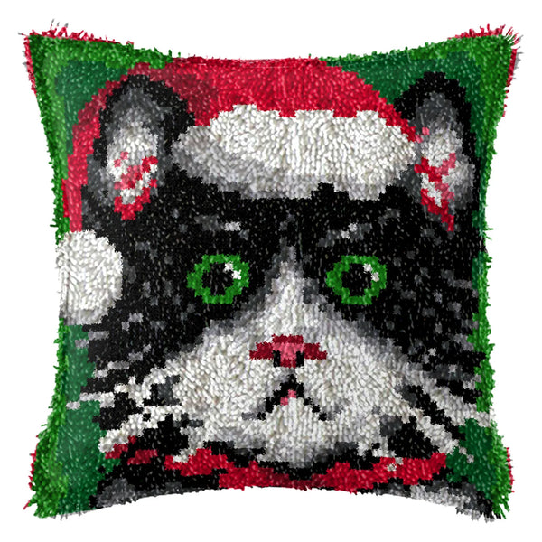 Cats Latch Hook Kit – DIY Carpet, Pillow & Cushion Craft Set