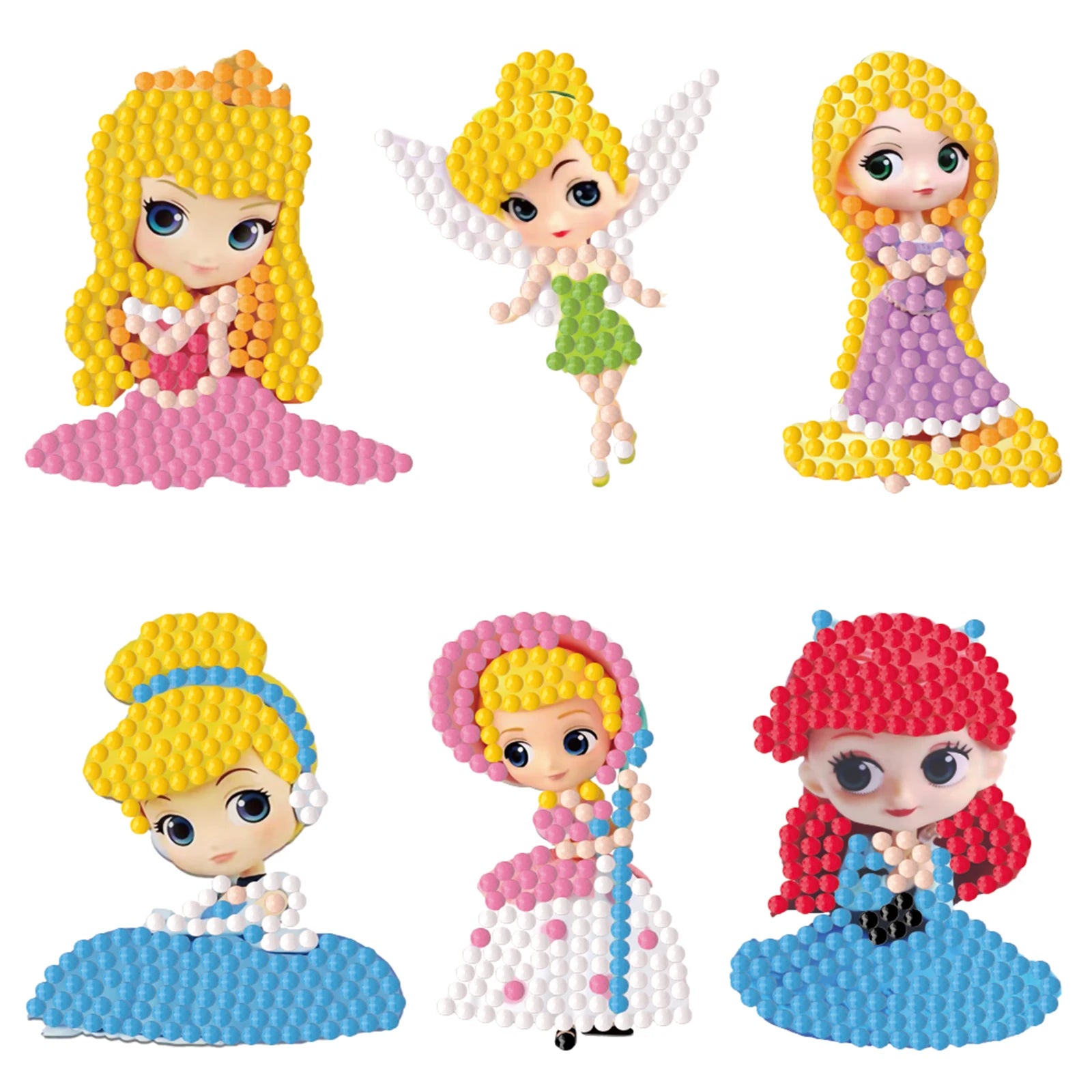 Pokémon Diamond Painting Stickers & Cartoon Crystal Art Craft Set