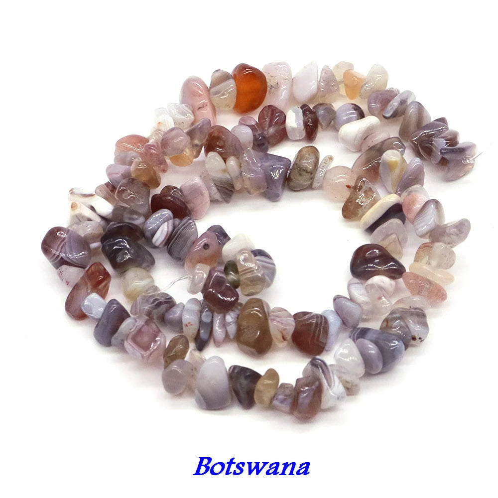 Natural Aquamarine Quartz Beads – Freeform Chips for DIY Jewelry & Crafts