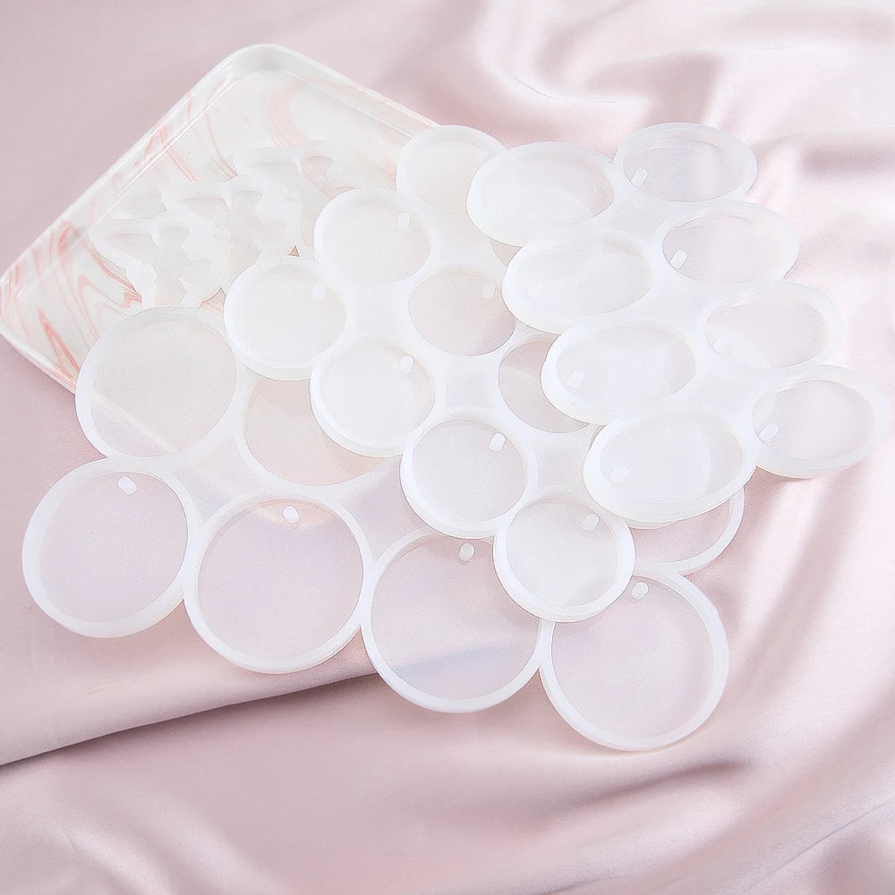 Round & Oval Silicone Mold – DIY Resin Jewelry Making