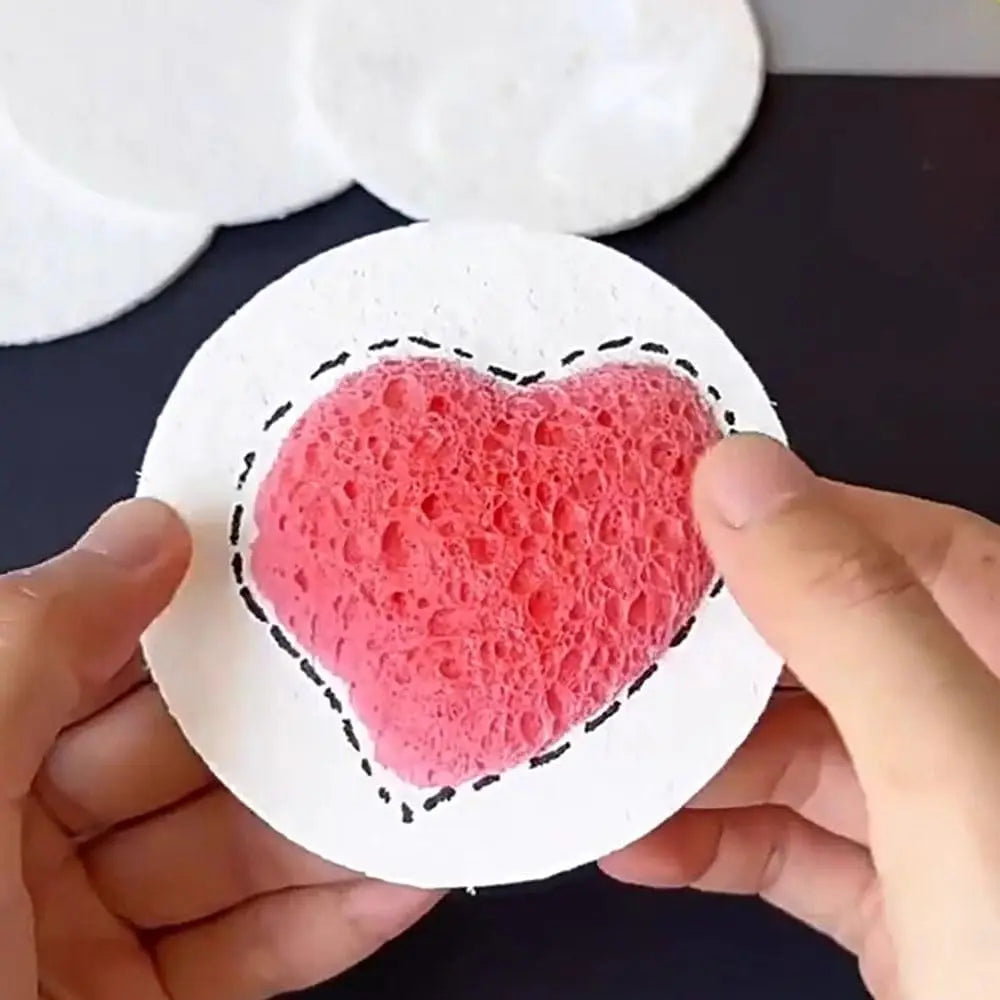 🎨 30PCS 3D Magic Drawing Canvas Sponge with Water Brush – Kids DIY Painting Art Paper Set