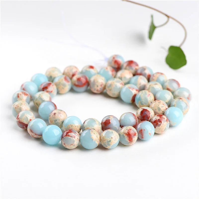 Natural Stone Beads – Lava, Jasper, Tiger Eye & Quartz 6-10mm for Jewelry DIY