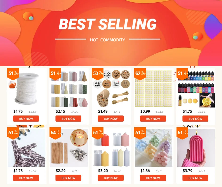 🕯️ 1KG Natural Soy Wax Granules – 100% Pure, Additive-Free Candle Making Material for DIY Smokeless Scented Candles