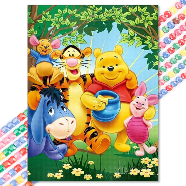 Snow White Diamond Painting Kit – DIY Rhinestone Embroidery Art