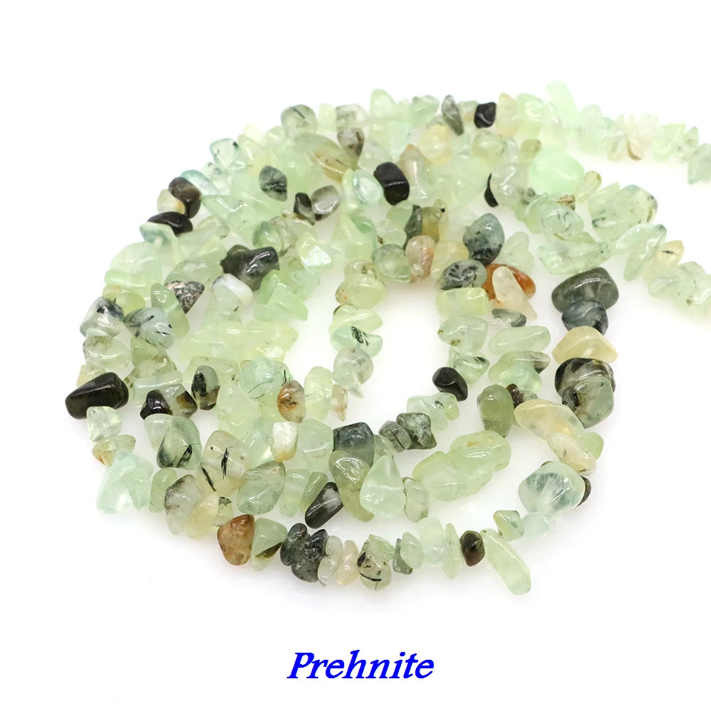 Natural Aquamarine Quartz Beads – Freeform Chips for DIY Jewelry & Crafts