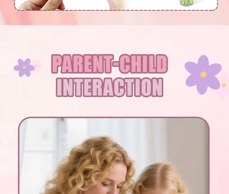 Fabric Flower DIY Craft Kit – Handmade Bouquets for Kids’ Toys & Gifts