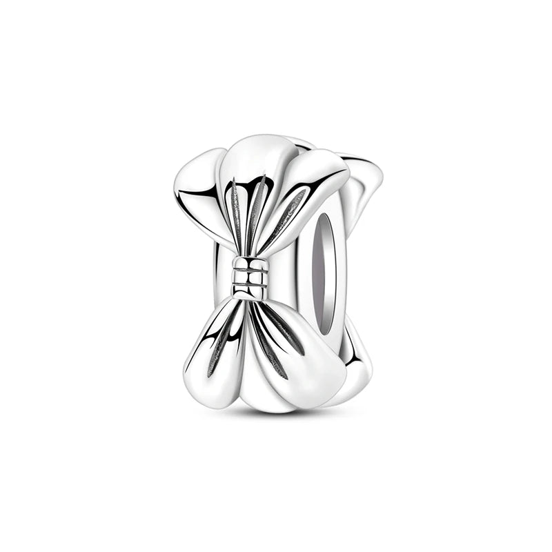 925 Sterling Silver Pink Ballet Girl Pendant – DIY Jewelry Charm for Bracelet & Necklace