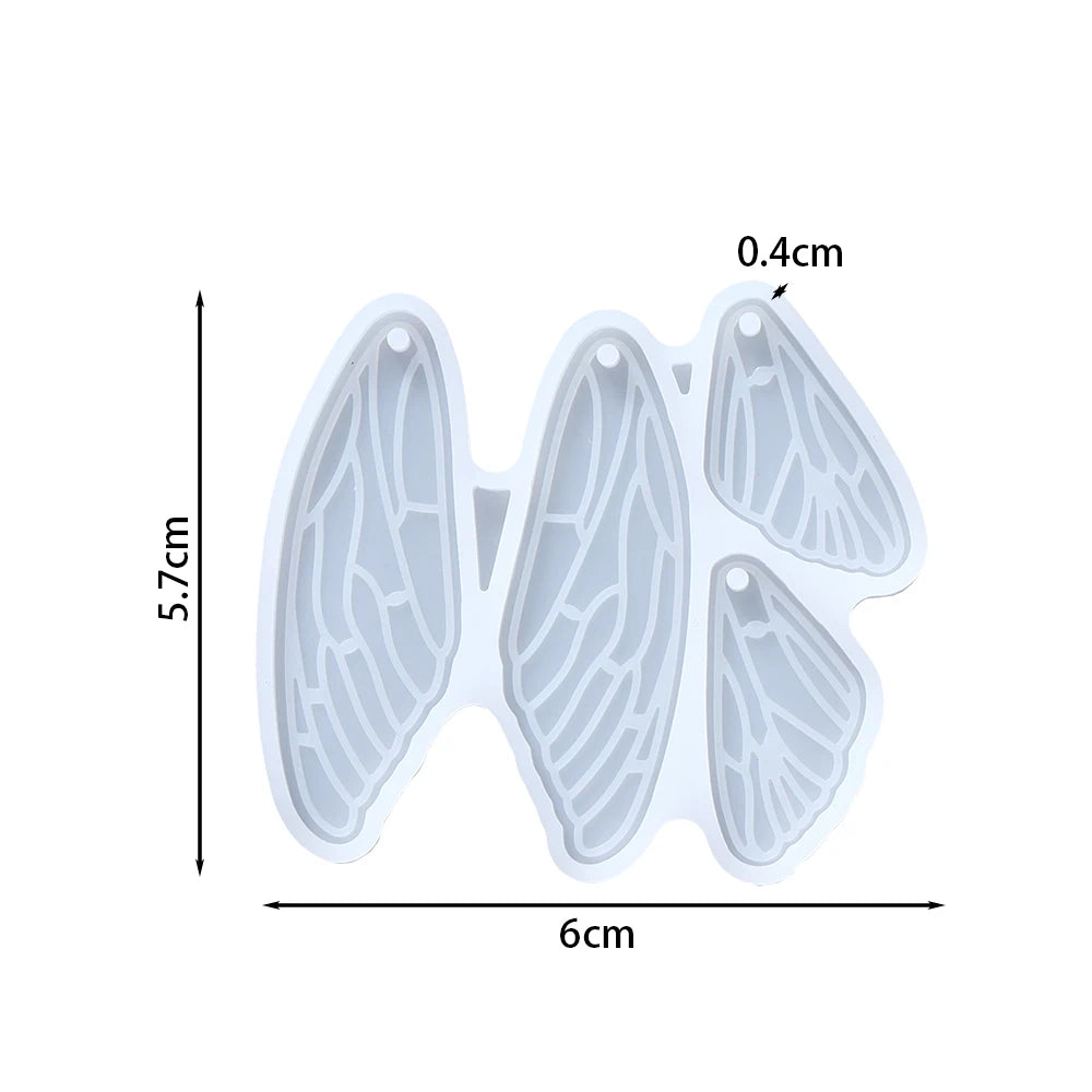 DIY Earring & Charm Mold – Heart, Leaf, Moon Shapes