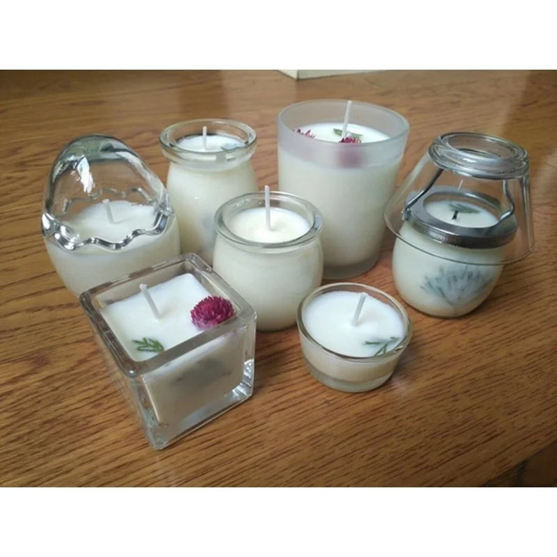 1KG Natural Soy Wax Flakes – 100% Pure, Additive-Free Candle Making Supplies, Smokeless DIY Scented Candle Raw Material