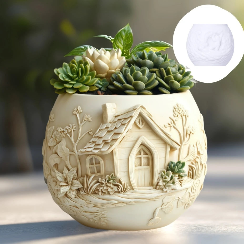 Plant Pot Resin Mold