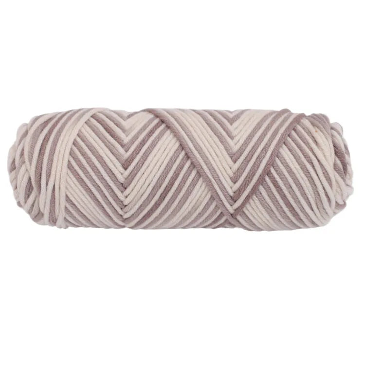 100g Milk Cotton Yarn – Soft Acrylic Rainbow Yarn for Knitting & Crochet